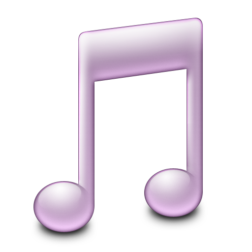 iTunes Silver (Pink) Icon 512x512 png